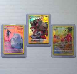 Pokemon Trainer Gallery 3-Card Lot: Abomasnow + Hisuian Arcanine + Parasect - Image 1