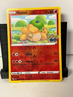 Numel Peelable Ditto 013/078 Pokemon GO Reverse Holo Unpeeled Pokemon Card - Image 1