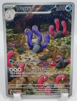 Pokemon Wugtrio Scarlet & Violet: Paldean Fates 224/091 NM/M Unplayed Pack Fresh - Image 1