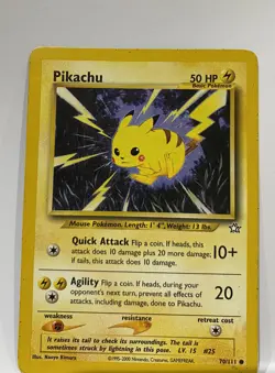 Pokemon Card - Neo Genesis 70/111 - PIKACHU - Image 3