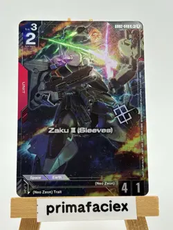 Gundam Card - Zaku III (Sleeves) - GD02-048 C+ (Winner) - Image 1