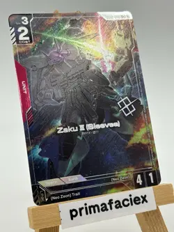 Gundam Card - Zaku III (Sleeves) - GD02-048 C+ (Winner) - Image 2