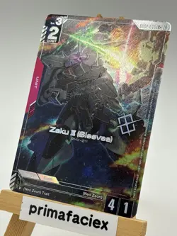 Gundam Card - Zaku III (Sleeves) - GD02-048 C+ (Winner) - Image 3