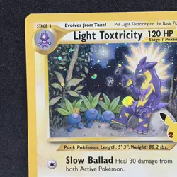 Pokemon TCG Light Toxtricity SWSH137 English Holo Card Celebrations Rare LP - Image 2