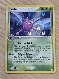Crobat 3/101 EX Hidden Legends Reverse Holo Pokemon Card - Image 1