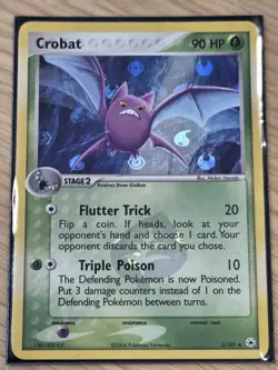 Crobat 3/101 EX Hidden Legends Reverse Holo Pokemon Card - Image 2