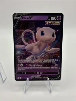 Pokemon Mew v TCG Holo Ultra Rare Card 060/159 Crown Zenith NM - Image 1