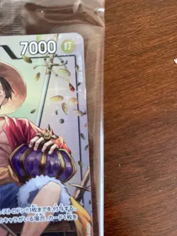 2023 One Piece card game MONKEY D LUFFY P-075 Southeast Asia Champion card LP - Image 3