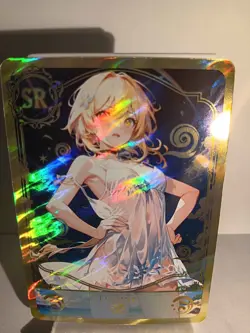 LUMINE GENSHIN IMPACT SR Holographic Custom Art Goddess Story Anime Cards - Image 1