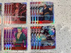 One Piece Card Game 52 SR Card Lot - English Red Sabo Shanks Ace Zoro & More - Image 3