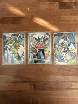 2026 McDonald's Collection Pokemon Holo 3-Card Lot Snivy 049 Tepig 050 - Image 1