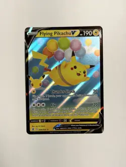 Pokemon TCG Flying Pikachu v Celebrations Holo Ultra Rare Card 006/025 - Image 1