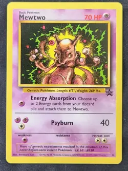 Mewtwo Wotc Black Star Promo #14/53 Pokemon Card - NM - Image 1