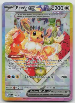 Eevee ex 174 - Holo Black Star Promo Scarlet & Violet Promo Pokemon Card - NM - Image 1