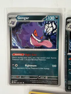 Pokemon Gengar Holo/Reverse Holo Lot 3 Cards Bundle Rare NM No Duplicates - Image 2