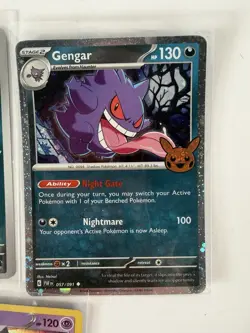 Pokemon Gengar Holo/Reverse Holo Lot 3 Cards Bundle Rare NM No Duplicates - Image 3