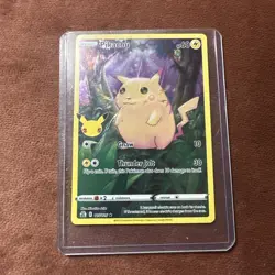 Pokemon Pikachu TCG Celebrations Card 005/025 Full Art - Creased - Image 1