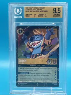 Stitch - Rock Star 3 Disney Lorcana Promo Cards Holo - Image 2