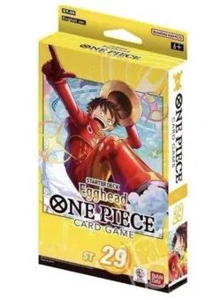 NEW ONE PIECE CARD GAME: EGGHEAD LUFFY STARTER DECK ST-29 TCG ENGLISH IN HAND SP - Image 1