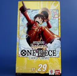 NEW ONE PIECE CARD GAME: EGGHEAD LUFFY STARTER DECK ST-29 TCG ENGLISH IN HAND SP - Image 2
