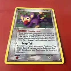 Pokemon Card - Aipom Unseen Forces 34/115 Reverse Holo Stamped - Image 4