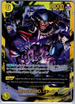 Marshall.D.Teach OP16-119 SEC English The Time of Battle - One Piece Card - NM - Image 1