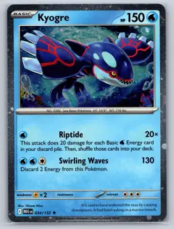 Kyogre (Cosmos Holo) 034/132 Miscellaneous Cards & Products Holo NM - Image 1