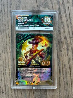 Lorcana Woody Jungle Guide Foil Championship promo Ace 10 Perf Subgrades 54/P3 - Image 1