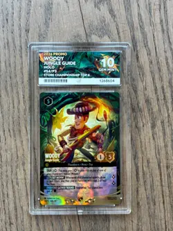 Lorcana Woody Jungle Guide Foil Championship promo Ace 10 Perf Subgrades 54/P3 - Image 3