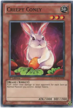 Yugioh Creepy Coney PHSW-EN036 Common 1st Edition LP - Image 1