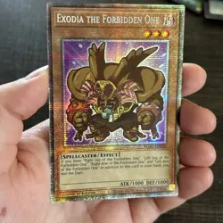 Yugioh Exodia the Forbidden One BLGG-EN002 Starlight Rare 1st Edition NM - Image 1