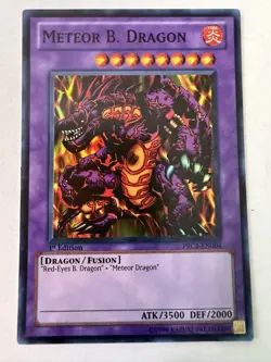 Yugioh - Meteor Black Dragon - Super - 1st - PRC1-EN004 - LP - Image 1
