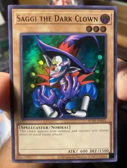 Yugioh Saggi the Dark Clown Kaiba's Collector Box KC01-EN021 NM+ - Image 1