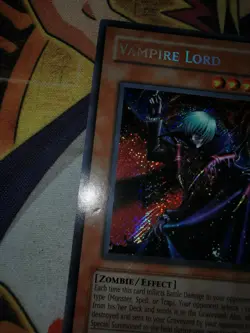 Vampire Lord dcr-000 Unltd Ed (LP) Secret Rare Yu-Gi-Oh! - Image 2