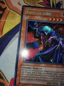 Vampire Lord dcr-000 Unltd Ed (LP) Secret Rare Yu-Gi-Oh! - Image 3