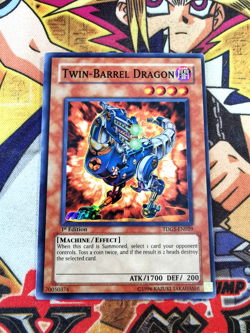 Twin-Barrel Dragon tdgs-en029 1st Edition (NM) Super Rare Yu-Gi-Oh! - Image 1
