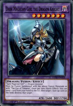 Dark Magician Girl The Dragon Knight - 1st Edition LEDD-ENA36 - NM - YuGiOh - Image 1