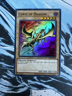 Yugioh Curse of Dragon LOB-EN066 25th anniversary super rare NM - Image 1