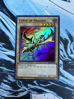 Yugioh Curse of Dragon LOB-EN066 25th anniversary super rare NM - Image 2