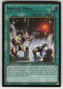 Mystic Mine MGED-EN047 Gold Rare Yu-Gi-Oh 1st Edition NM - Image 1