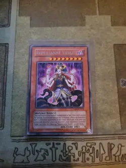 YUGIOH REPTILIANNE VASKII ABPF-EN018 RARE UNLIMITED ED NM - Image 1
