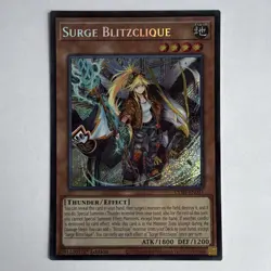 Yu-Gi-Oh! Surge Blitzclique Secret Rare CORI-EN011 1st Edition - Image 1