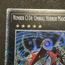 RA05-EN046 Number C104: Umbral Horror Masquerade Starlight Rare 1st Ed YuGiOh - Image 2