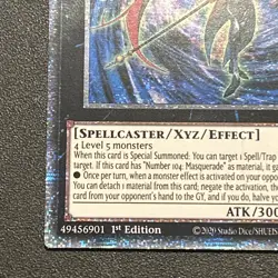 RA05-EN046 Number C104: Umbral Horror Masquerade Starlight Rare 1st Ed YuGiOh - Image 5