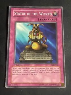 Statue of the Wicked - PGD-046 - Yugioh TCG - Super Rare - 1st ed - Image 1