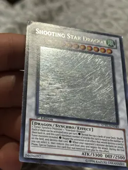 Yu-Gi-Oh! 1x Shooting Star Dragon Ghost Rare 1st Edition STBL--EN040 MP - Image 2