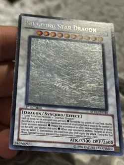 Yu-Gi-Oh! 1x Shooting Star Dragon Ghost Rare 1st Edition STBL--EN040 MP - Image 3