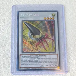 Yu-Gi-Oh! Armory Arm Synchro/Effect Secret Rare Holo HAC1-EN176 Limited Edition - Image 1