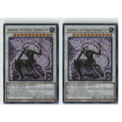 2x Juraishin, the Cursed Thunder God ALIN-EN043 Ultra Rare 1st Ed VLP - Image 1