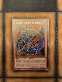 Dark Magician of Chaos LCYW-EN026 Secret Rare Unlimited + Bonus Card - Image 1